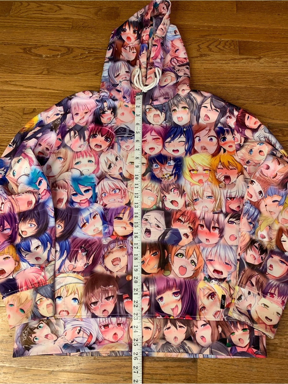 CD CLOTHES Anime Ahegao Collage Graphic Hoodie Sweatshirt Large - Picture 5 of 7